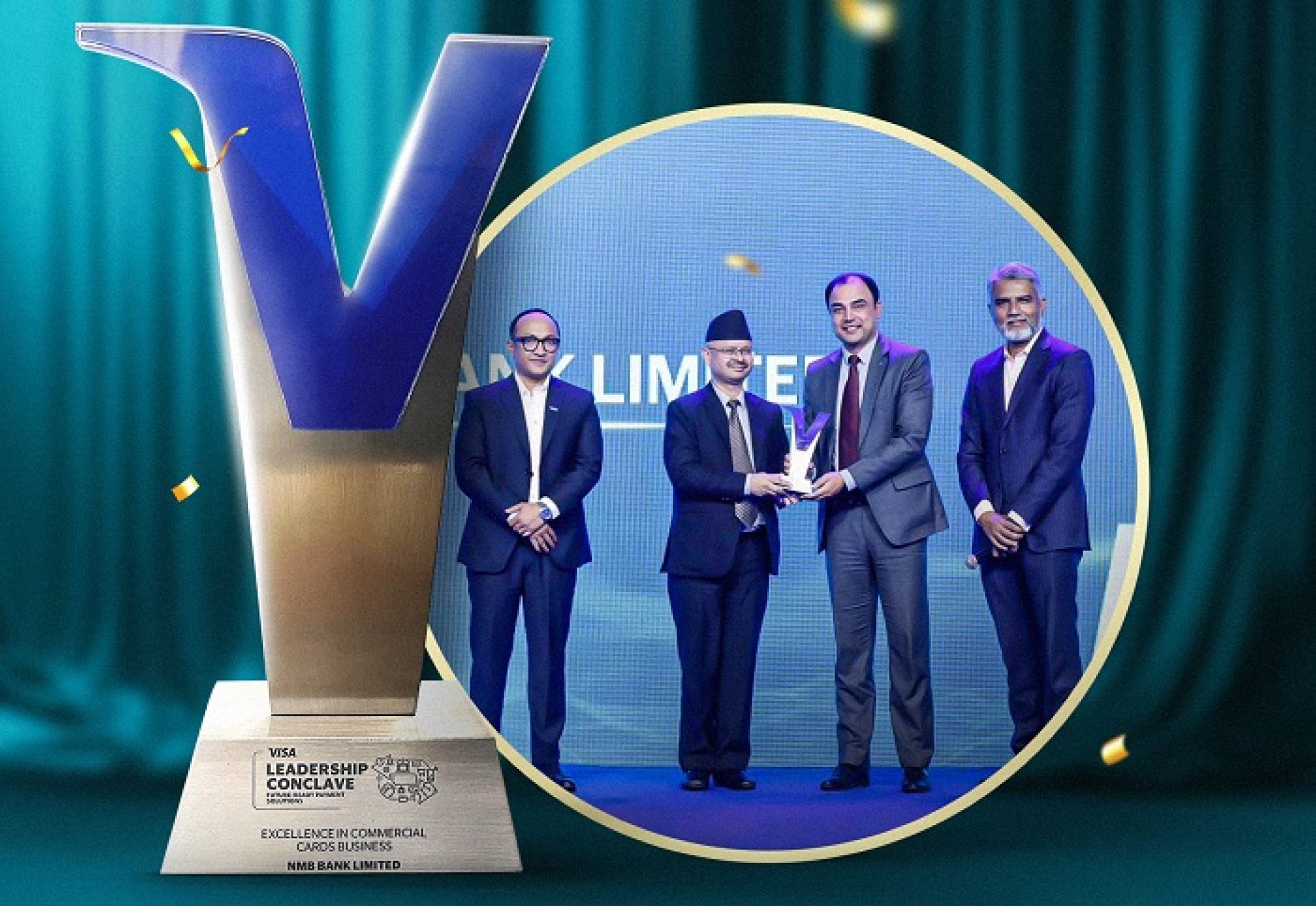 NMB Bank Honored with “Excellence in Commercial Cards Business” Award by Visa International